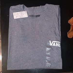 NEW Vans Mens Grey Pocket Tee Size XXL